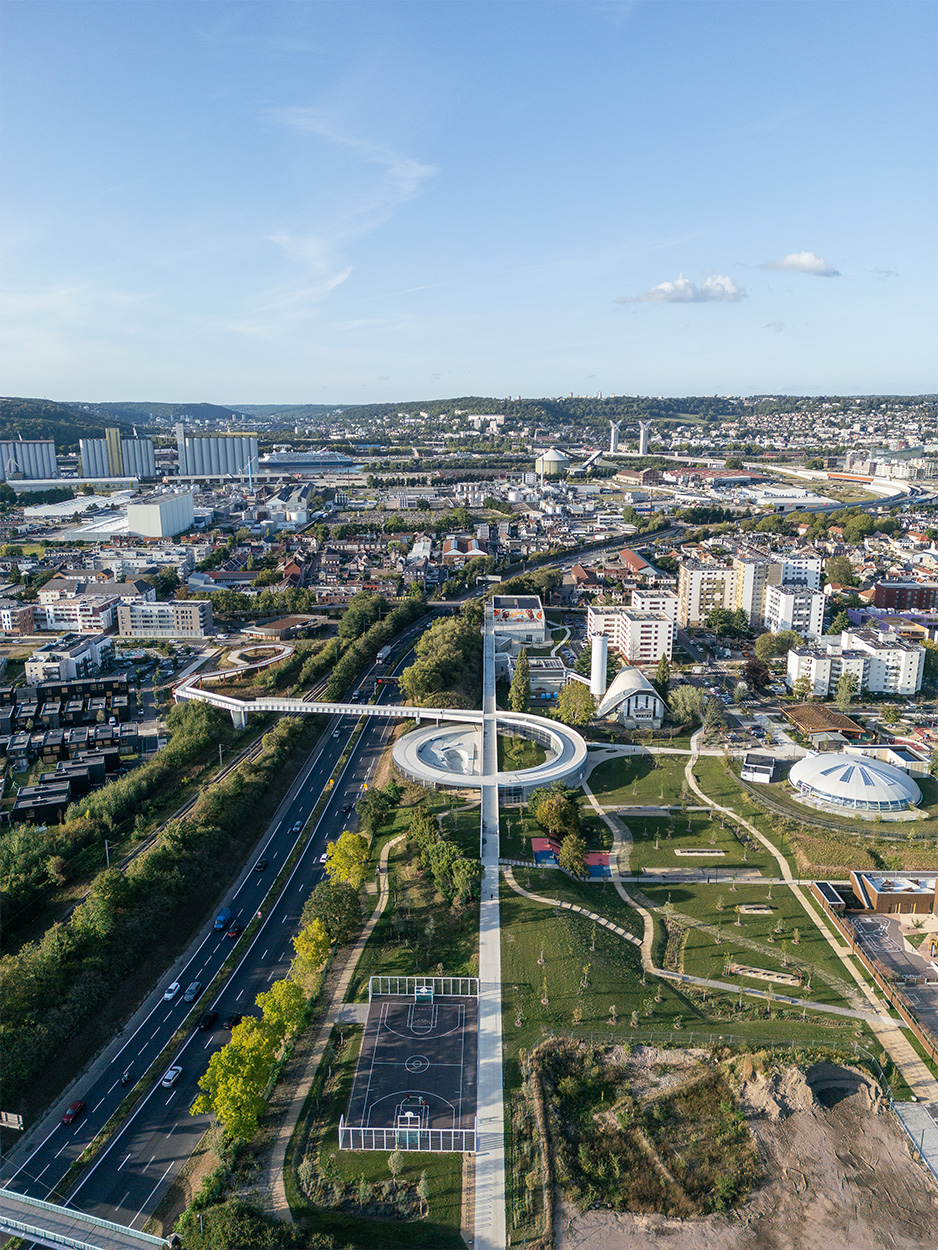 Vue aérienne de la plaine des sports de Petit-Quevilly- Stephane-ABOUDARAM-WEARECONTENTS
